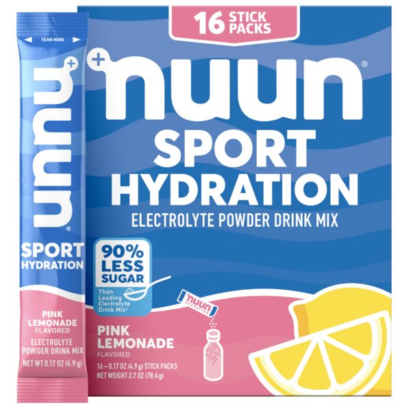 Frente de Nuun Sport Pink Lemonade