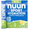 nuun sport sobres electrolitos hidratación limón lima