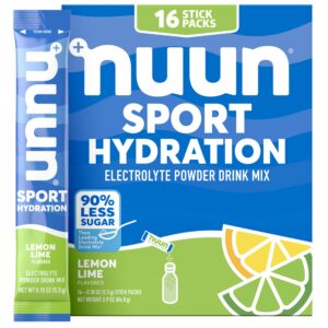 nuun sport sobres electrolitos hidratación limón lima
