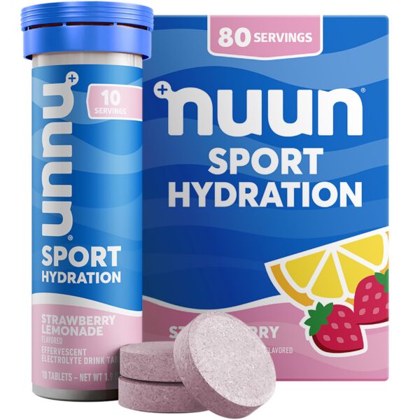 Nuun Sport tableta de electrolitos sabor Fresa Limón