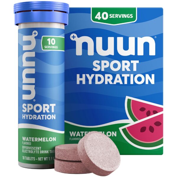 Frente de Nuun Sport tableta electrolitos sabor sandia