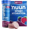Version 1.0.0 Nuun Sport tabletas electrolitos tri berry hidratación activa