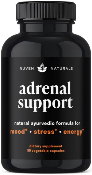 Frente de envase Nuven Naturals Adrenal