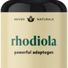 Version 1.0.0 Nuven Naturals Rhodiola Rosea frasco y etiqueta