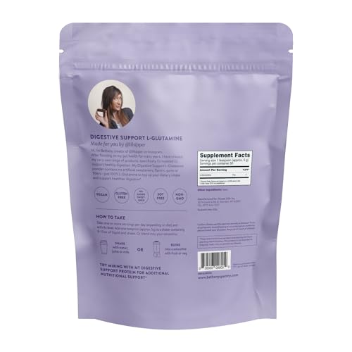 Etiqueta nutricional Nuzest L-glutamina