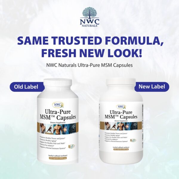 Version 1.0.0 MSM Ultra-Pura capsulas botella tipo frasco