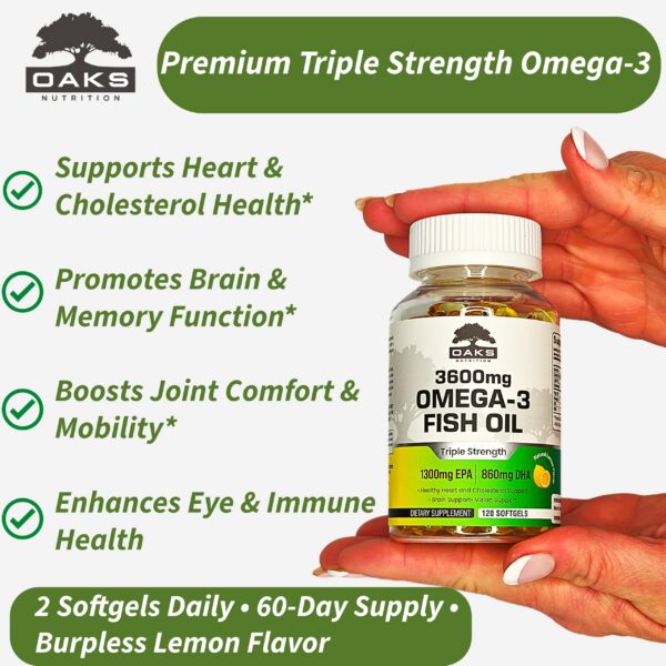 Oaks Nutrition detalle EPA DHA