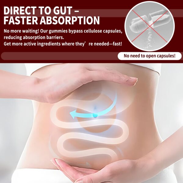 Version 1.0.0 Etiqueta frontal de OALSE gomitas tiamina B1