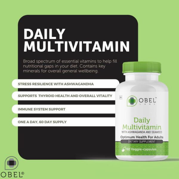 Version 1.0.0 Obel multivitamínico con vitaminas y minerales para salud diaria