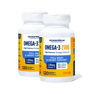 Version 1.0.0 Oceanblue Omega-3 frasco frontal