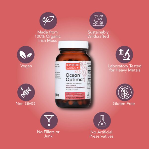 Cápsulas Sea Moss Ocean Optima