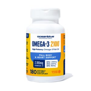 Omega-3 Oceanblue 2100 frasco frontal