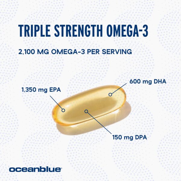 Frasco Oceanblue Omega-3 sabor naranja