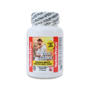 Odor Cleanse cápsulas neutralizadoras de mal aliento y olor corporal