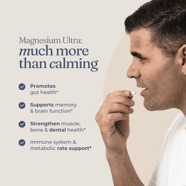 Etiqueta lateral del envase Magnesium Ultra
