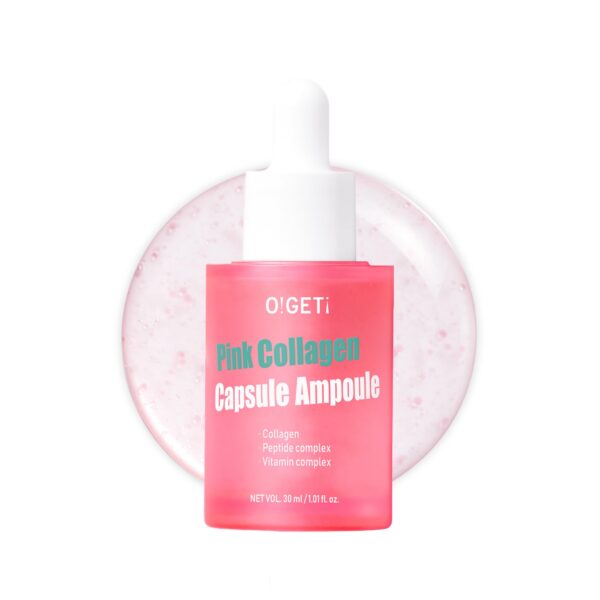 O!GETi Pink Collagen Ampoule packaging