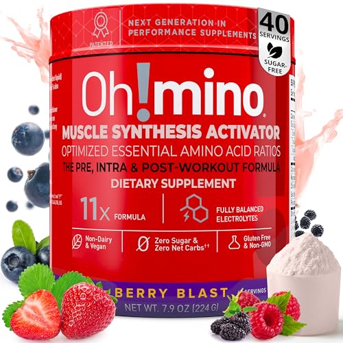 Oh!mino Berry Blast etiqueta aminoacidos