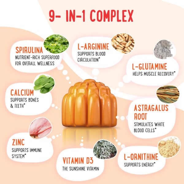 Sabor durazno mango de las gominolas