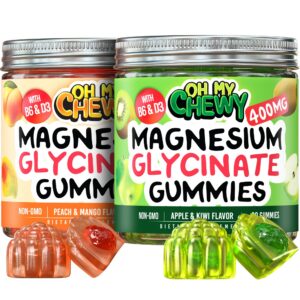 Version 1.0.0 OH MY CHEWY Gomitas de Magnesio – Frasco frontal