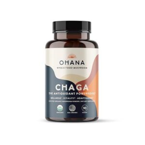 Version 1.0.0 Frasco de Ohana Chaga Suplemento de Hongos Orgánicos