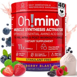 Frente del envase Oh!mino Berry Blast