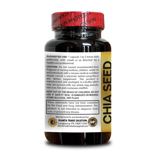 Etiqueta de producto OLANTA Chia Seed