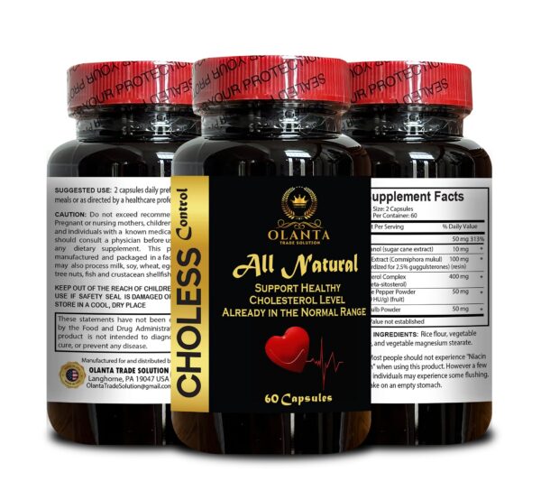 Frasco Choless Control con Niacina y Ajo