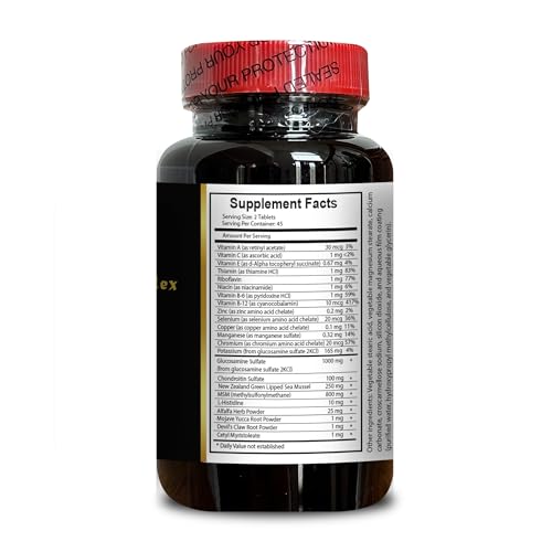 Detalle de ingredientes Joint Matrix PRO Complex