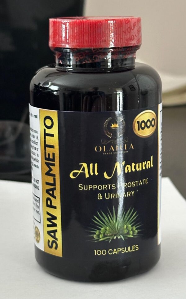 Frente del envase OLANTA Saw Palmetto Extract