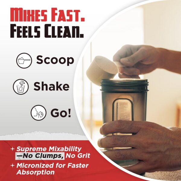 Version 1.0.0 Frasco de polvo de creatina micronizada