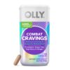 OLLY Combat Cravings cápsulas frasco y etiqueta