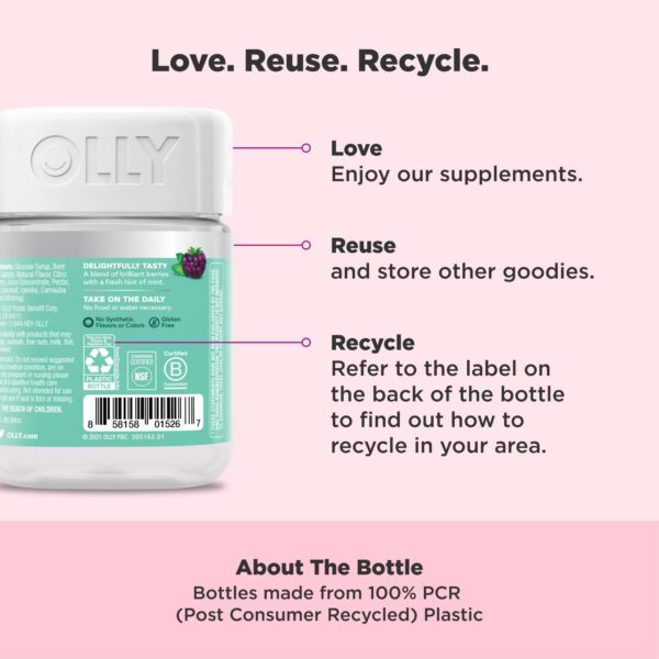 Textura de gomitas y color morado