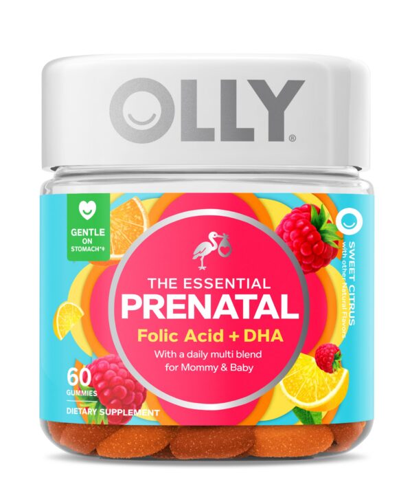 OLLY gummy multivitamínicos prenatales dulce con ácido fólico