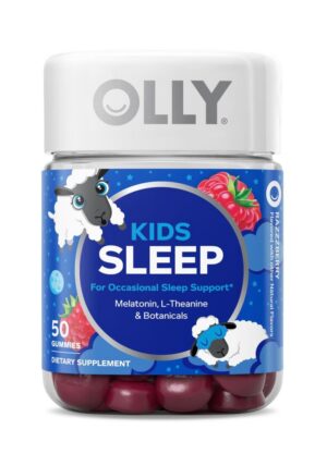 Envase frontal gomitas OLLY Kids Sleep para niños