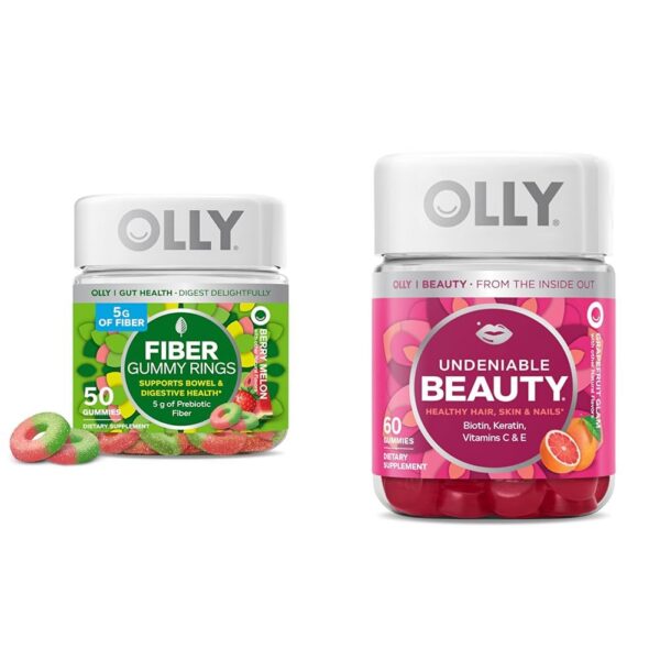 OLLY gomitas fibra prebiótica sabor berry melon 50 unidades