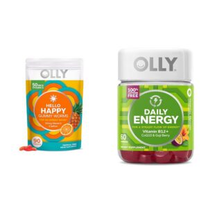 OLLY Hello Happy gomitas etiqueta frontal