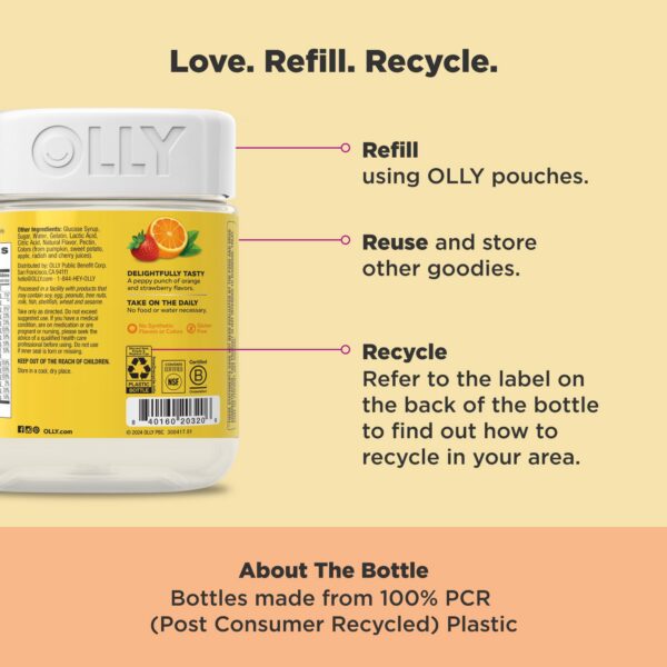 Version 1.0.0 Sabor frutas ácidas gomitas OLLY niños