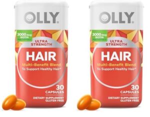 OLLY softgels para el cabello con biotina
