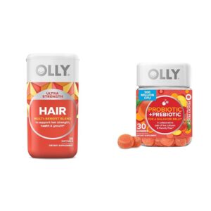 OLLY softgels ultra fuerte para cabello salud y crecimiento