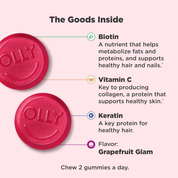 Gomitas rosadas dentro del frasco