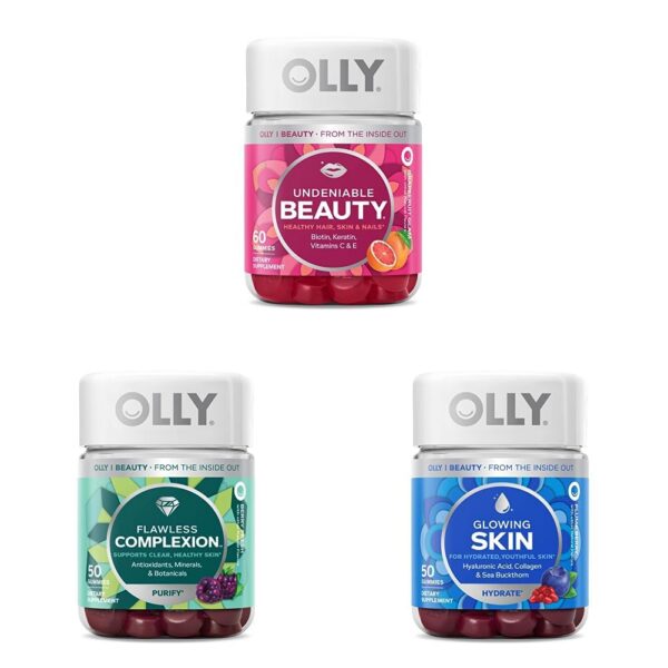 Version 1.0.0 Gomitas belleza OLLY frente al empaque