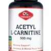 Version 1.0.0 Olympian Labs Acetil-L-carnitina frasco 60 cápsulas