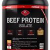 Frente de la etiqueta de Olympian Labs Beef Protein Isolate Powder