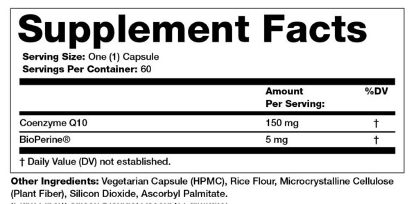 Cápsulas de Olympian Labs CoQ 150 mg