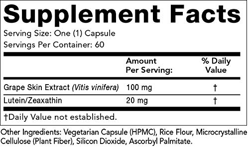 Etiqueta del frasco con FloraGLO