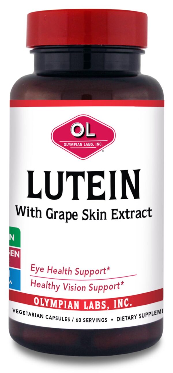 Frasco Olympian Labs Luteína 20 mg