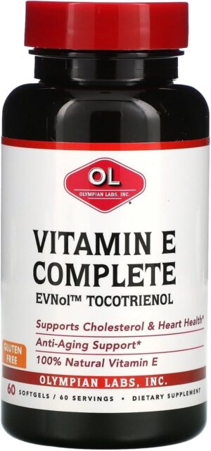 Frente del envase Olympian Labs Vitamina E Tocomin 200IU