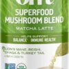 Om Mushroom polvo latte matcha superalimento 240g recipiente