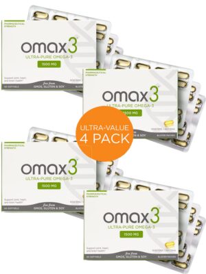 Version 1.0.0 Omax3 Ultra-Pure Omega-3 botella frontal