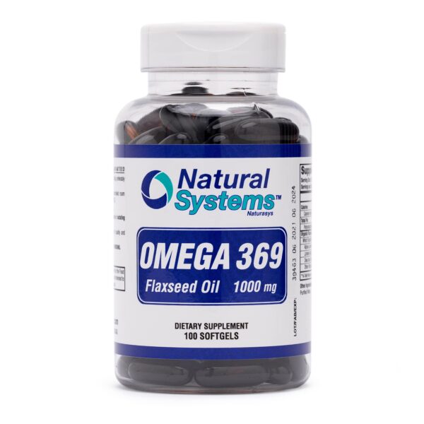 Frente del envase Omega 3-6-9 linaza